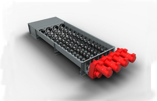 兩無軸葉片旋向相反,抗纏繞、不堵料